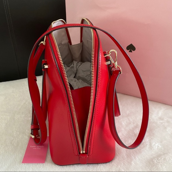 KATE SPADE RED SATCHEL MEDIUM DOME - Picture 13 of 14